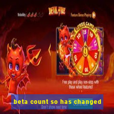 beta count so has changed